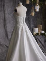 23MC093A01 Ivory Gown With Natural Illusion back