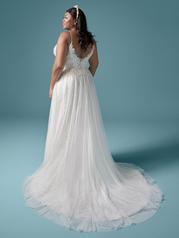 20MC627 Ivory (gown With Ivory Illusion) (pictured) back