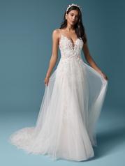 20MC627UB Ivory (gown With Ivory Illusion) front