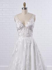 20MT217 All Ivory Gown With Ivory Illusion detail