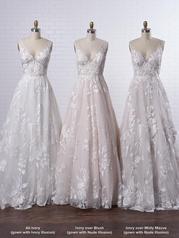 20MT217 All Ivory Gown With Ivory Illusion multiple