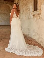 22MC571 Ivory Gown With Ivory Illusion back