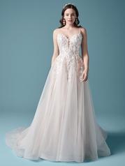 20MS604 Ivory Over Champagne (gown With Nude Illusion) (pi front