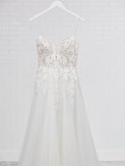 20MS604 Ivory Gown With Nude Illusion front