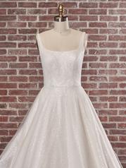 22MT535 All Ivory Gown With Ivory Illusion detail
