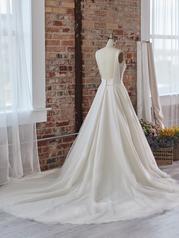 22MT535 All Ivory Gown With Ivory Illusion back
