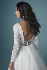 20MS312 Ivory gown with Nude Illusion back