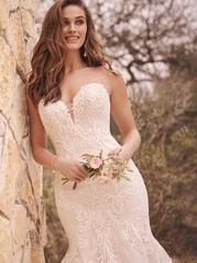 22MS974 Ivory Over Misty Mauve Gown With Ivory Illusion detail