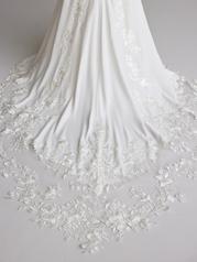 23MW603A11 Ivory Gown With Natural Illusion detail