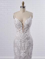 21MS347 Ivory Over Misty Mauve Gown With Nude Illusion detail