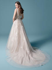 20MS711 Ivory/Pewter Accent Over Nude (gown With Nude Illu back