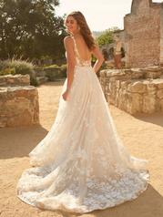 22MT585 Ivory Over Misty Mauve Gown With Natural Illusion back