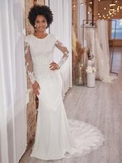 22MC570 Ivory Gown With Natural Illusion other