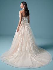 20MK691 Ivory Over Nude (gown With Nude Illusion) back
