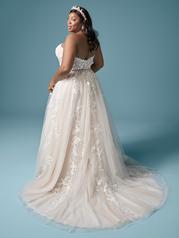 20MK691AC Ivory Over Nude (gown With Nude Illusion) back