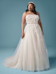 20MK691AC Ivory Over Nude (gown With Nude Illusion) front