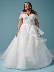 20MS603 Ivory Over Soft Blush (gown With Nude Illusion) (p front