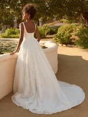 22MT596B01 All Ivory Gown With Ivory Illusion back