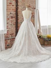 22MT596 All Ivory Gown With Ivory Illusion back