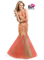 P7899 Coral/Light Gold front
