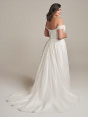 22RK944A01 Ivory Over Mocha Gown With Ivory Illusion back