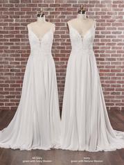22RK521B01 All Ivory Gown With Ivory Illusion multiple