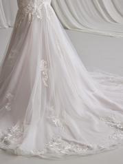 23RC690A01 Ivory Over Misty Mauve Gown With Natural Illusion detail