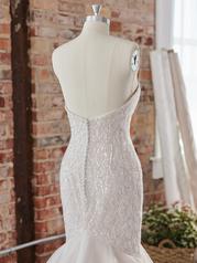 22RK577A01 Ivory Over Blush Gown With Natural Illusion back