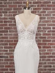 22RK588A01 All Ivory Gown With Ivory Illusion front