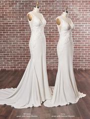 22RK588B01 All Ivory Gown With Ivory Illusion multiple