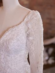 20RK724B Ivory Gown With Ivory Illusion Pictured detail