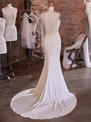 20RK724B Ivory Gown With Ivory Illusion Pictured back