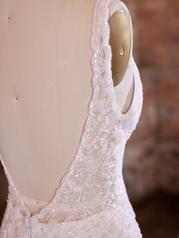 20RK724B Ivory Gown With Ivory Illusion Pictured detail