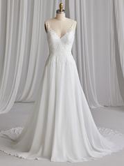 23RS622A01 All Ivory Gown With Ivory Illusion front