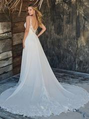 23RS622A01 All Ivory Gown With Ivory Illusion back