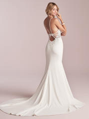 20RT639 Ivory/Pewter Accent (gown With Ivory Illusion) (pi back