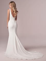 20RS601 Ivory (gown With Nude Illusion) (pictured) back