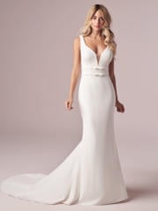 20RS601 Ivory (gown With Nude Illusion) (pictured) front