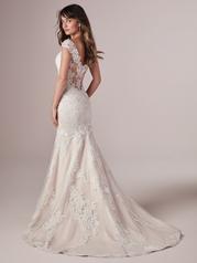 20RC182 All Ivory Gown With Ivory Illusion back