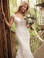 20RC182 All Ivory Gown With Ivory Illusion front