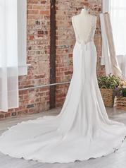 22RW568A01 Ivory Gown With Natural Illusion Pictured back