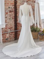 22RK540 All Ivory Gown With Ivory Illusion Pictured back
