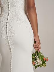 22RK540A01 All Ivory Gown With Ivory Illusion Pictured detail
