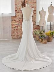 22RK540B All Ivory Gown With Ivory Illusion Pictured back