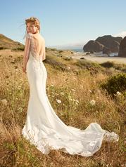 22RK540A01 All Ivory Gown With Ivory Illusion Pictured back