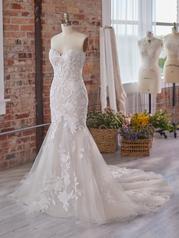 20RT702D02 Ivory Over Blush Gown With Natural Illusion front