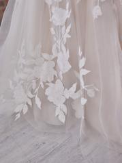 20RT702 All Ivory Gown With Ivory Illusion detail