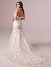 20RT702B02 Ivory Over Blush Gown With Natural Illusion back