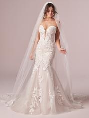 20RT702C02 Ivory Over Blush Gown With Natural Illusion front