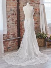 22RC522A01 Ivory Gown With Natural Illusion back